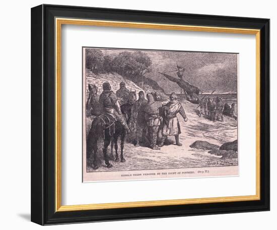 Harold Taken Prisoner by the Count of Ponthieu Ad 1063-Francois Edouard Zier-Framed Giclee Print
