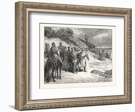 Harold Taken Prisoner by the Count of Ponthieu-null-Framed Giclee Print