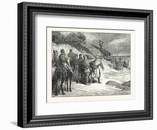 Harold Taken Prisoner by the Count of Ponthieu-null-Framed Giclee Print