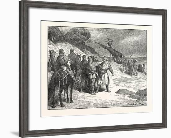 Harold Taken Prisoner by the Count of Ponthieu-null-Framed Giclee Print