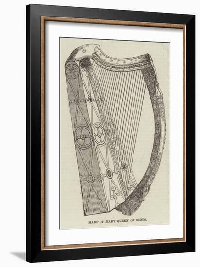 Harp of Mary Queen of Scots-null-Framed Giclee Print