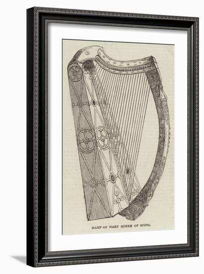 Harp of Mary Queen of Scots-null-Framed Giclee Print