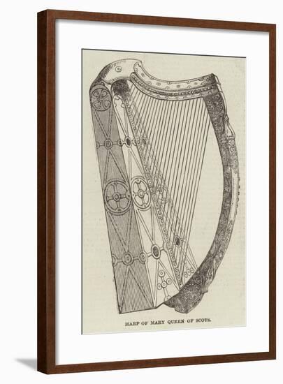 Harp of Mary Queen of Scots-null-Framed Giclee Print