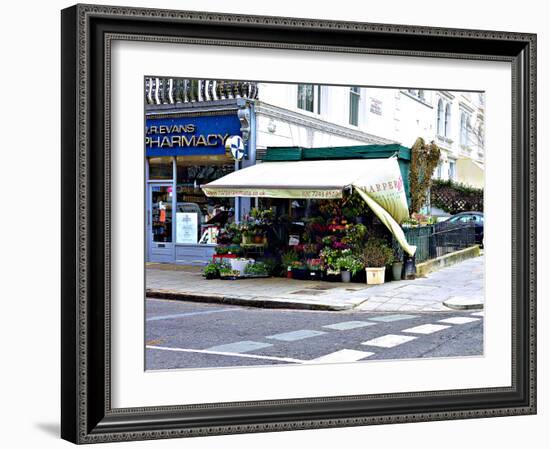 Harper and Toms Flowers, Notting Hill in London-Anna Siena-Framed Photographic Print