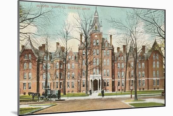 Harper Hospital, Detroit, Michigan-null-Mounted Art Print