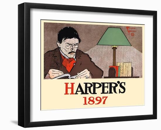 Harper's 1897-Edward Penfield-Framed Art Print