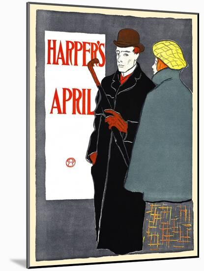 Harper's April-Edward Penfield-Mounted Art Print