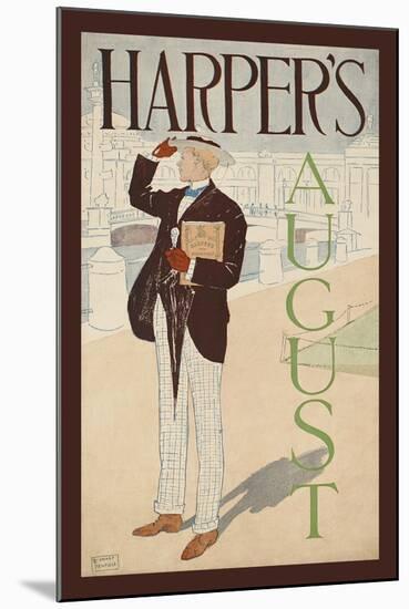 Harper's August-Edward Penfield-Mounted Art Print