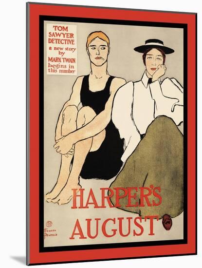 Harper's August-Edward Penfield-Mounted Art Print