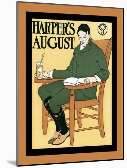 Harper's August-Edward Penfield-Mounted Art Print