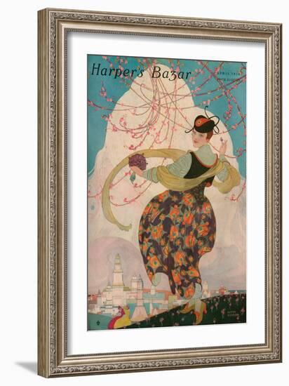 Harper's Bazaar, April 1916-null-Framed Art Print