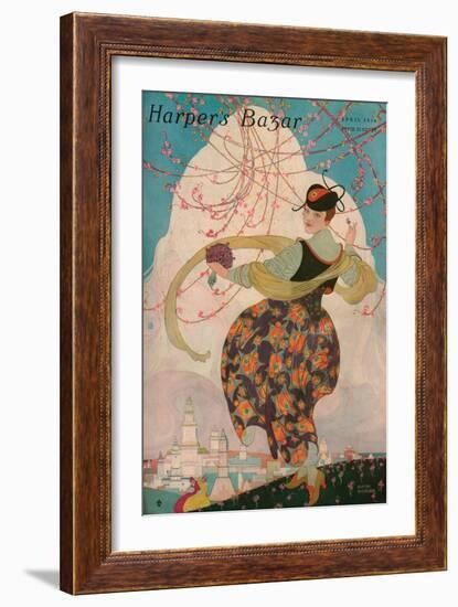 Harper's Bazaar, April 1916-null-Framed Art Print