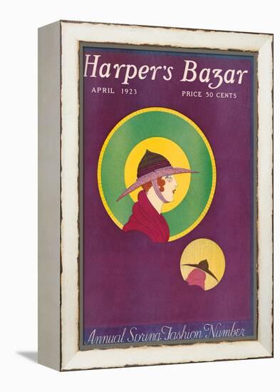 Harper's Bazaar, April 1923-null-Framed Stretched Canvas