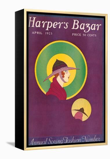 Harper's Bazaar, April 1923-null-Framed Stretched Canvas