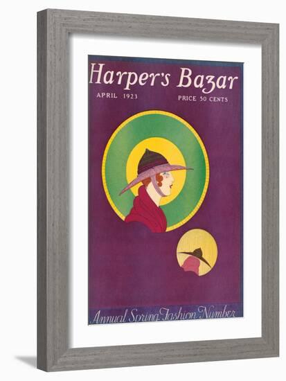 Harper's Bazaar, April 1923-null-Framed Art Print