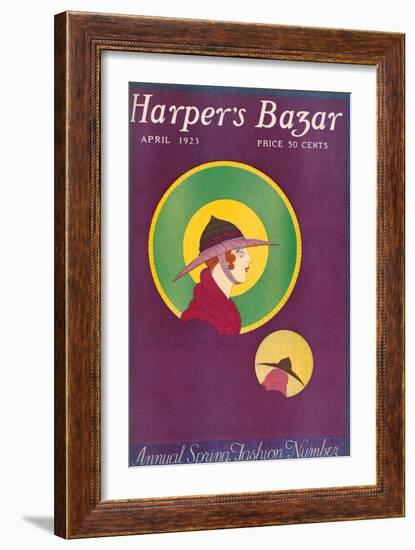 Harper's Bazaar, April 1923-null-Framed Art Print