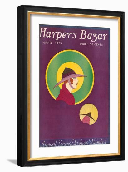 Harper's Bazaar, April 1923-null-Framed Art Print