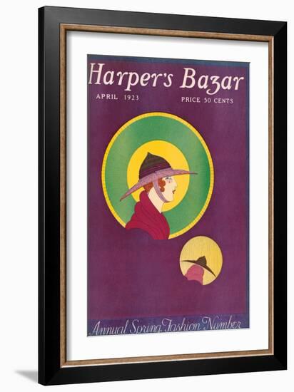 Harper's Bazaar, April 1923-null-Framed Premium Giclee Print