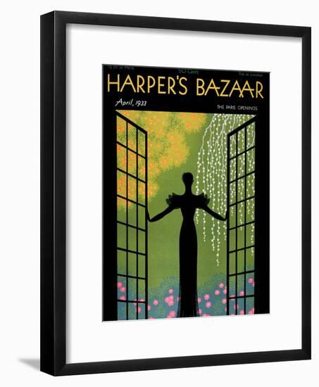 Harper's Bazaar, April 1933-null-Framed Art Print