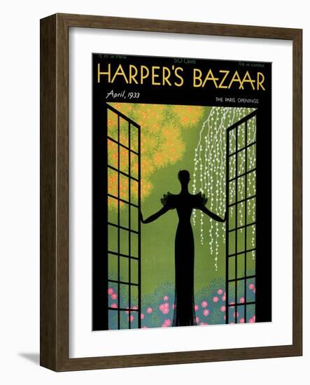 Harper's Bazaar, April 1933-null-Framed Art Print