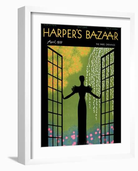 Harper's Bazaar, April 1933-null-Framed Art Print