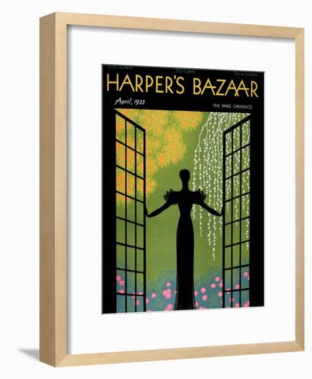 Harper's Bazaar, April 1933-null-Framed Premium Giclee Print