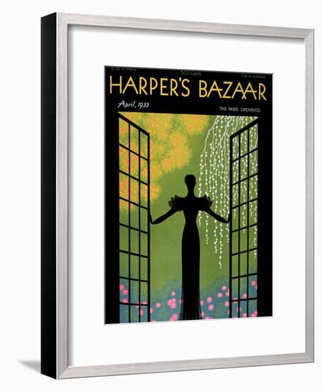 Harper's Bazaar, April 1933-null-Framed Premium Giclee Print