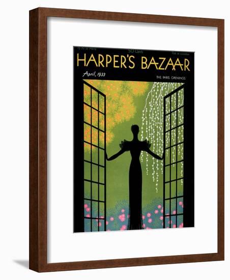 Harper's Bazaar, April 1933-null-Framed Premium Giclee Print