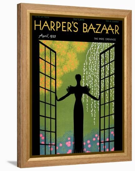 Harper's Bazaar, April 1933-null-Framed Stretched Canvas