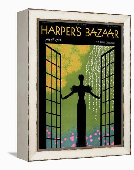 Harper's Bazaar, April 1933-null-Framed Stretched Canvas