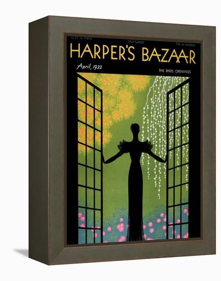 Harper's Bazaar, April 1933-null-Framed Stretched Canvas