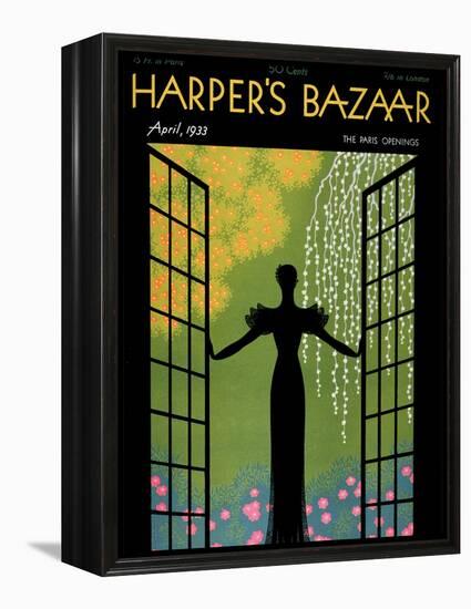 Harper's Bazaar, April 1933-null-Framed Stretched Canvas