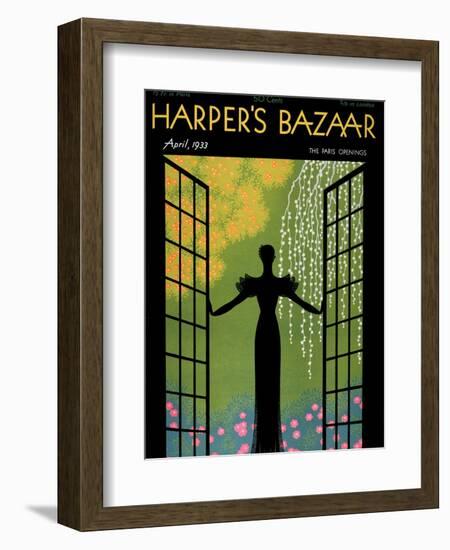 Harper's Bazaar, April 1933--Framed Art Print