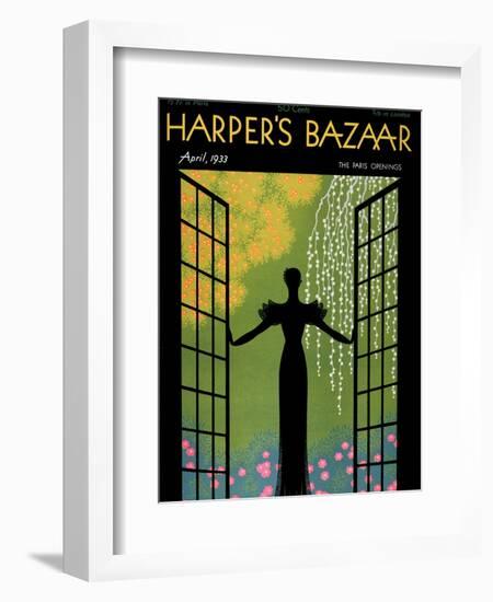 Harper's Bazaar, April 1933-null-Framed Art Print