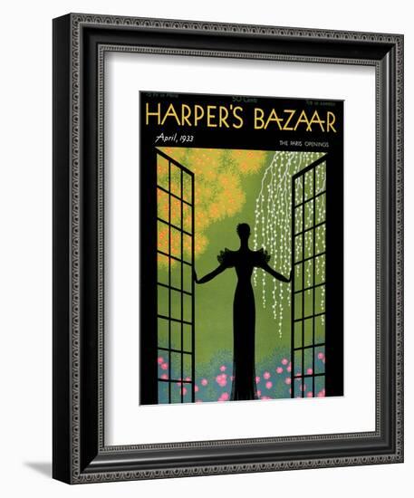 Harper's Bazaar, April 1933-null-Framed Art Print