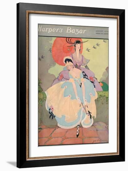 Harper's Bazaar, August 1916-null-Framed Premium Giclee Print