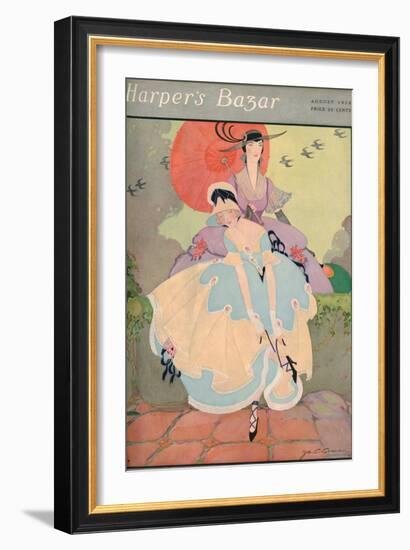 Harper's Bazaar, August 1916-null-Framed Premium Giclee Print