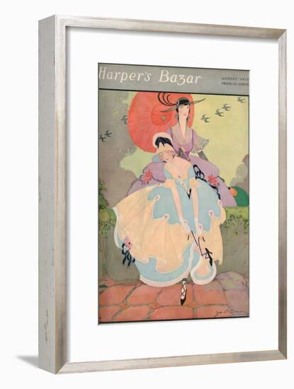 Harper's Bazaar, August 1916-null-Framed Art Print