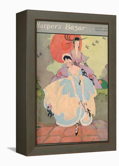 Harper's Bazaar, August 1916-null-Framed Stretched Canvas