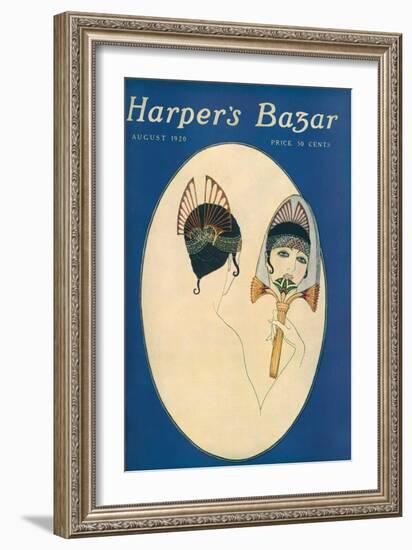 Harper's Bazaar, August 1920-null-Framed Premium Giclee Print