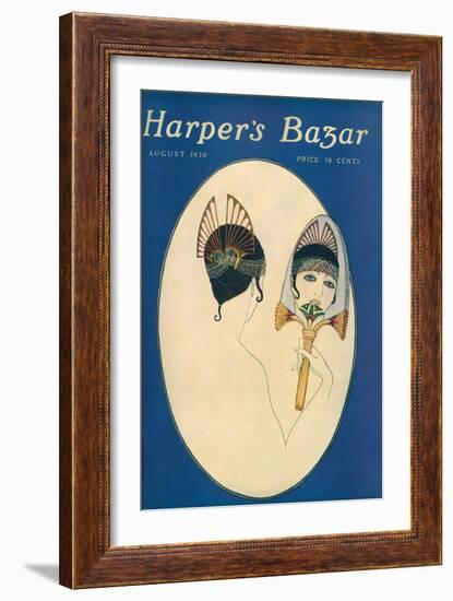 Harper's Bazaar, August 1920-null-Framed Premium Giclee Print