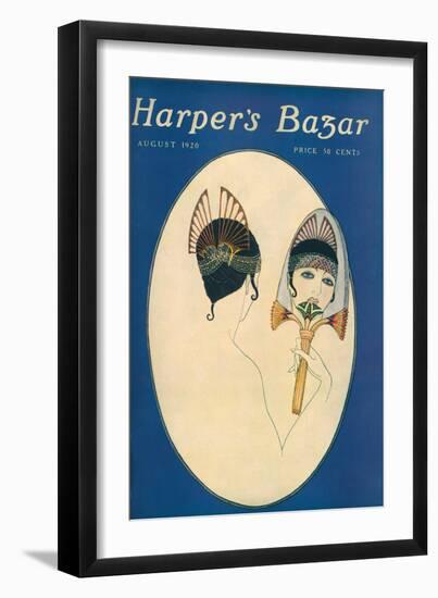 Harper's Bazaar, August 1920-null-Framed Premium Giclee Print