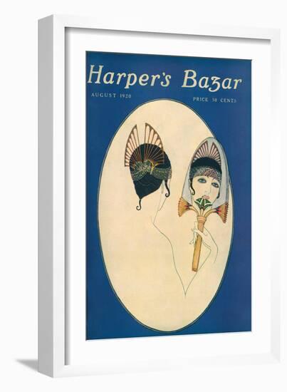 Harper's Bazaar, August 1920-null-Framed Premium Giclee Print