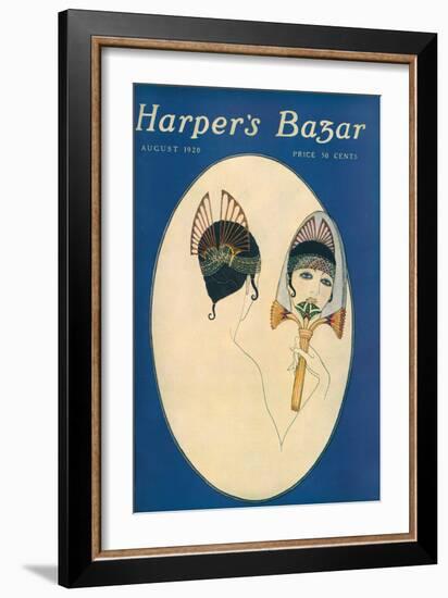 Harper's Bazaar, August 1920-null-Framed Art Print