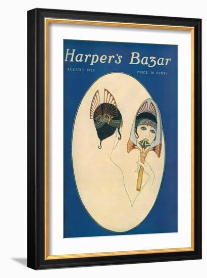 Harper's Bazaar, August 1920-null-Framed Art Print