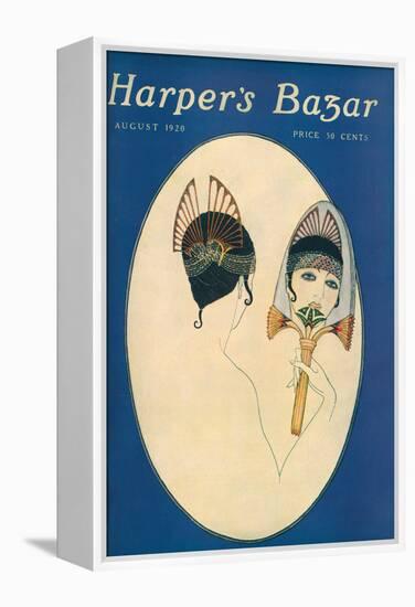 Harper's Bazaar, August 1920-null-Framed Stretched Canvas