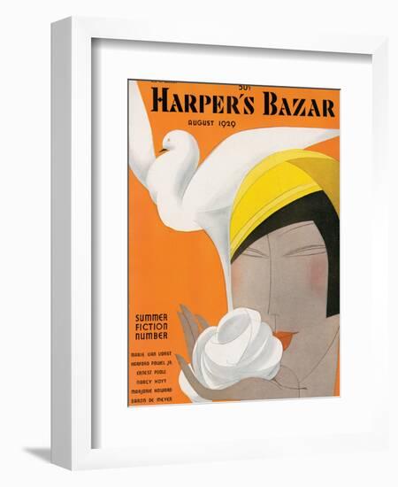 Harper's Bazaar, August 1929-null-Framed Premium Giclee Print