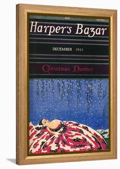 Harper's Bazaar, December 1923-null-Framed Stretched Canvas