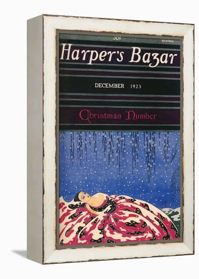 Harper's Bazaar, December 1923-null-Framed Stretched Canvas