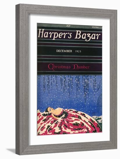 Harper's Bazaar, December 1923-null-Framed Art Print